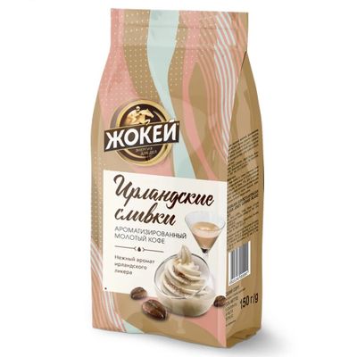 ТОП 100 Кофе ЖОКЕЙ Ирландские сливки молотый 10*150г