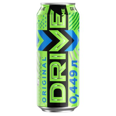 ТОП 100 Энергетический напиток DRIVE ME б/алк. газ.ж/б 12*0,449 л