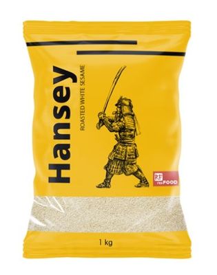 Кунжут Hansey белый очищенный жареный 1 кг