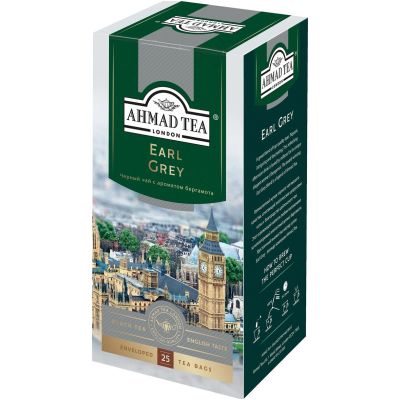 ТОП 100 Чай AHMAD TEA EARL GREY черн. 12*25*2г