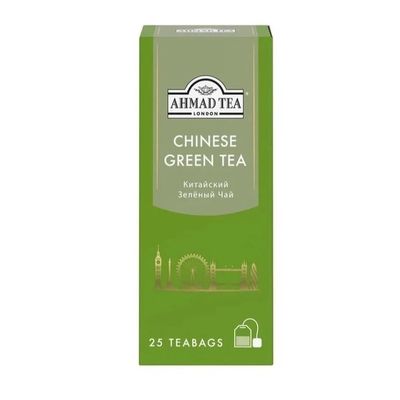 ТОП 100 Чай AHMAD TEA КИТАЙСКИЙ зел.пак.12*25*1,8г