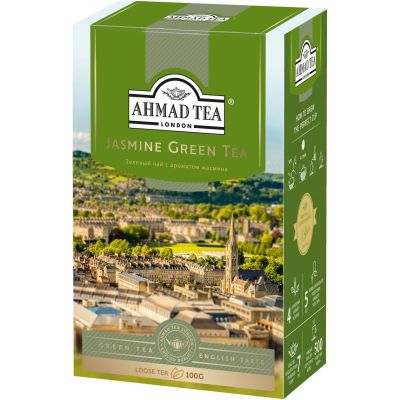 ТОП 100 Чай AHMAD TEA зел. с жасмином зел.12*100г