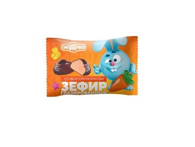 Зефир Смешарики глазированный со вкусом моркови 2кг