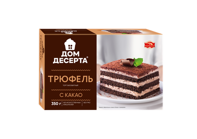 Торт Черемушки Дом Десерта трюфель 350 г.