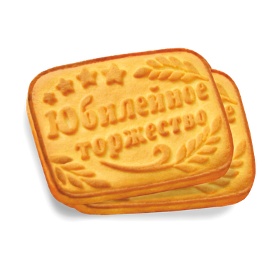Печенье Сладкая Слобода Сахарное Юбилейное торжество 380гр/18шт