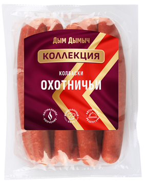 Колбаски п/к Дым Дымыч Коллекция Охотничьи 0,30 кг (40 сут)