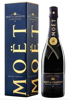 Вино игристое Моэт и Шандон Нектар Империаль бел.п/сл. 0,75л*6 п/у