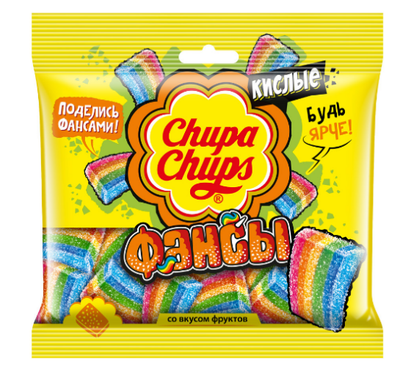 ТОП 100 Мармелад Чупа Чупс Кислые Фансы 20х150г