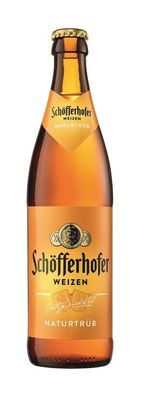 Пиво Шофферхофер Хефевайзен пшеничное свет. нефильтр. непастер. неосветл. 5% ст/б 0,5л*18, (450)