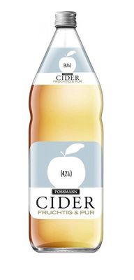 Сидр Поссманн Аплер Сидр 4,2% ст/б 1л*6