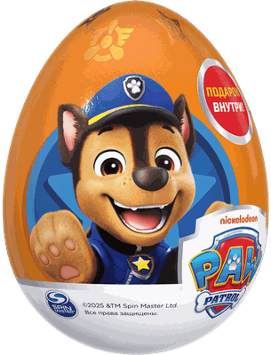 Яйцо из глазури с подарком Щенячий патруль 20г