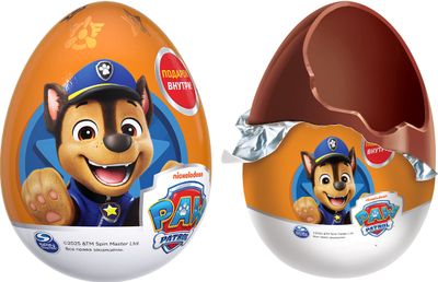 Яйцо из глазури с подарком Щенячий патруль 20г