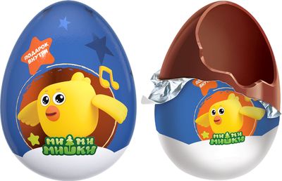 Яйцо из глазури с подарком Ми-ми-мишки 20г