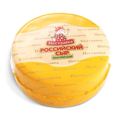 Сыр Пестравка Российский 50% Цилиндр Пленка вес ~6 кг