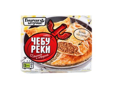 Готовые чебуреки Горячая штучка со свининой и говядиной 0,36 кг