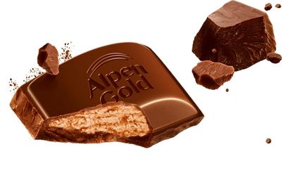Шоколад молочный Alpen Gold Альпен Гольд с начинкой со вкусом капучино, 80г