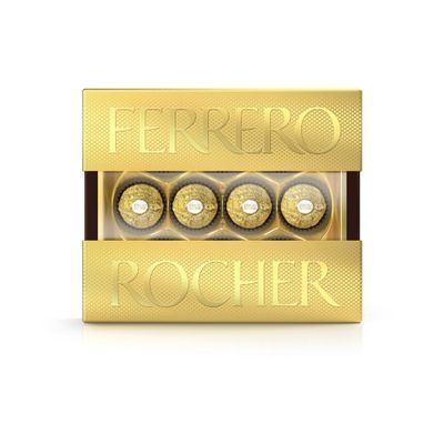 Конфеты Ferrero Rocher, молочный шоколад и лесной орех, 125г