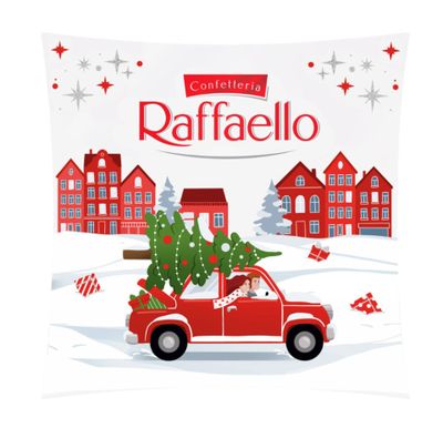 Конфеты в коробке Raffaello с цельным миндальным орехом в кокосовой обсыпке, 240 г