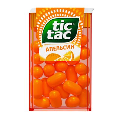 Освежающее драже конфеты Tic Tac Апельсин, 16 г