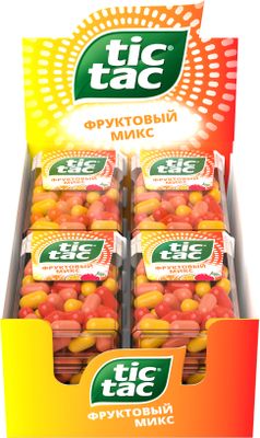 Освежающее драже Tic Tac Фруктовый микс, 16 г