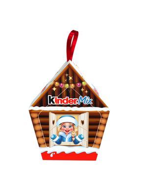 Новогодний сладкий подарок Kinder® Mix (Микс), кормушка для птиц,  99,7 г.