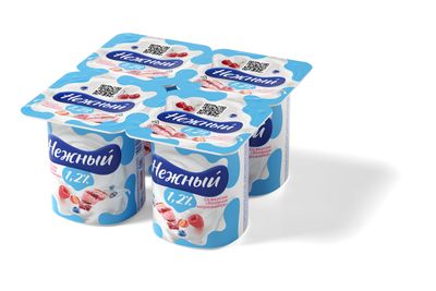 Йогурт Нежный с соком (мороженое) 1,2% 100г стакан