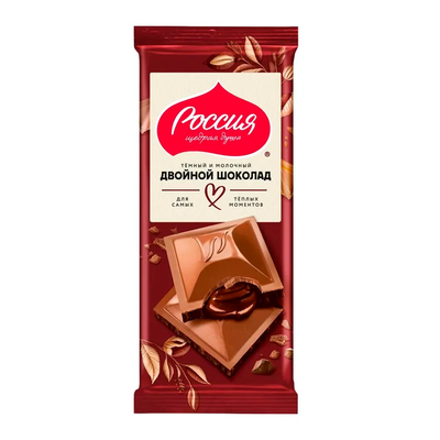 РЩД Двойной шоколад 18x75г