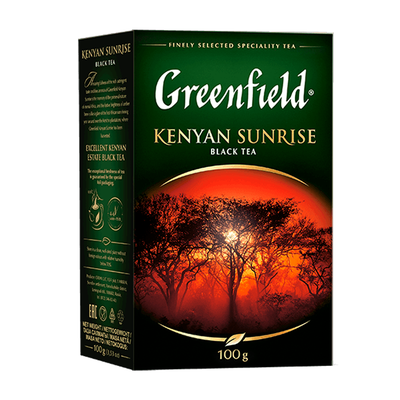 Чай Greenfield Kenyan Sunrise черный, листовой, 100г