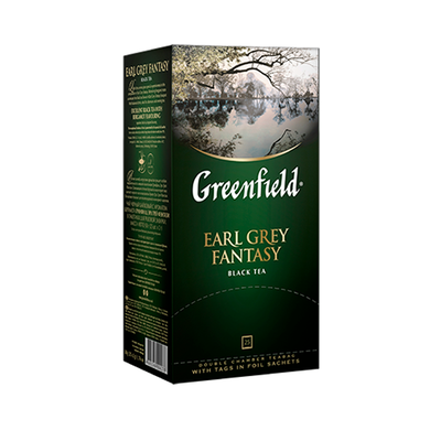 Чай Greenfield Earl Grey Fantasy черный, в пакетиках, 2г*25п Чай Greenfield Earl Grey Fantasy черный, в пакетиках, 2г*25п