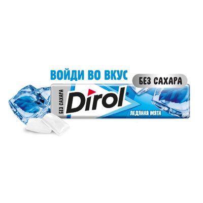 Жевательная резинка Dirol Ледяная Мята 13,6г