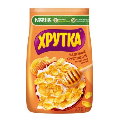 ХРУТКА ГотЗавтрак Медовые Хлопья 12x270г