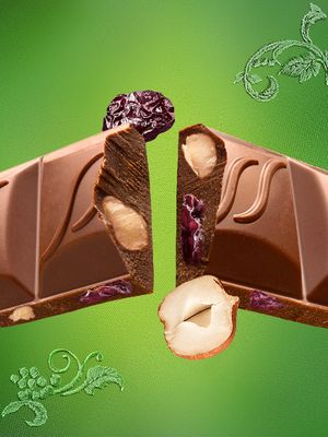 РОССИЯ МолочныйШокРублФундИзюм 21x75г