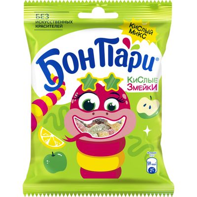 БОН ПАРИ Мармл КислЗмейки12х120г V24