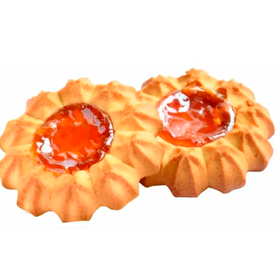 Печенье Сладкая Слобода Баба Маня Курабье с Персиковой начинкой, 285г