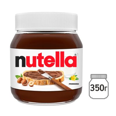 Паста ореховая Nutella с добавлением какао, 350 г