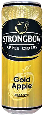 Сидр Strongbow Gold Apple газированный полусухой 4,5% 0,44л