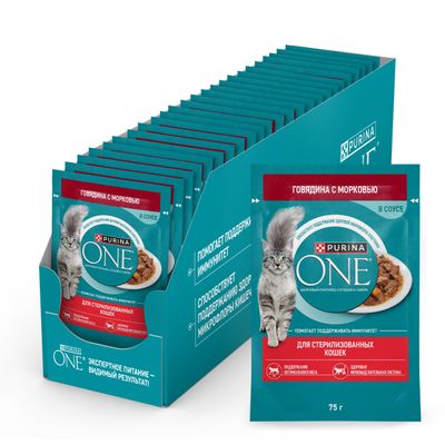 Пурина Ван 75г Конс д/к стерил говядина