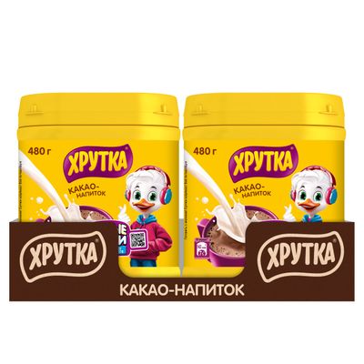 ХРУТКА Какао НапБ/рБанка Дет 10х480г N1