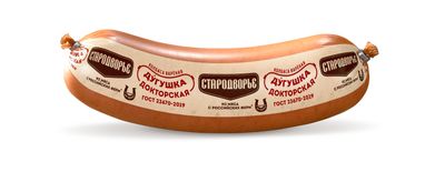 Колбаса вареная Дугушка Докторская ГОСТ вес
