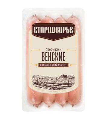 Сосиски Стародворье Венские п/а мгс 0,6 кг