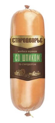 Колбаса вареная Стародворье Филедворская со шпиком По-стародворскивес