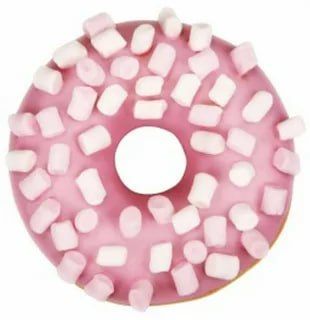 Донат Stokson MARSHMALLOW с посыпкой из пастилы коробка 12 шт*61 г