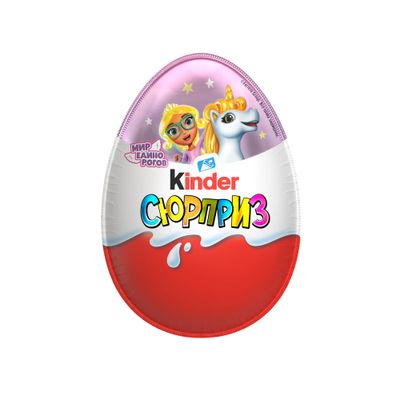 Яйцо Kinder Сюрприз из молочного шоколада Сюжет 20г