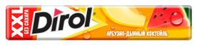 Жевательная резинка Dirol XXL арбузно-дынный коктейль, 19г
