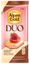 Шоколад Alpen Gold DUO белый и молочный с клубничной начинкой и фруктовыми кусочками, 130г