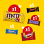 Сладкий подарок M&M's & Friends Посылка на Новый Год, набор конфет M&M's, Snickers, Twix, Bounty, Milky Way и Mars с онлайн-игрой внутри 99г