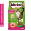 Сухой полнорационный корм Kitekat для взрослых кошек Телятинка Аппетитная, 800 г