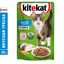 Влажный корм Kitekat для взрослых кошек со вкусом рыбы в соусе Вкусная треска, 85г
