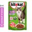 Влажный корм Kitekat для взрослых кошек со вкусом ягнёнка в соусе Лакомый ягнёнок, 85г