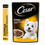 Влажный корм Cesar для взрослых собак, с курицей и зелеными овощами в соусе, 85г